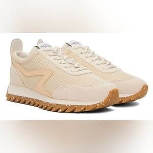 rag & bone Cream Retro Runner Sneakers